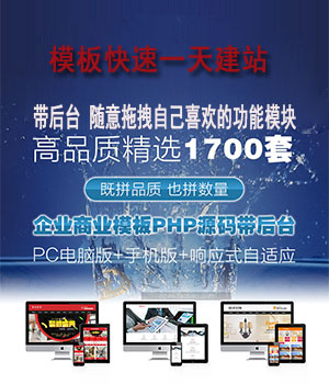 模板快速一天建站